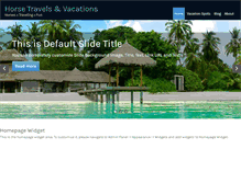Tablet Screenshot of horsetravels.com